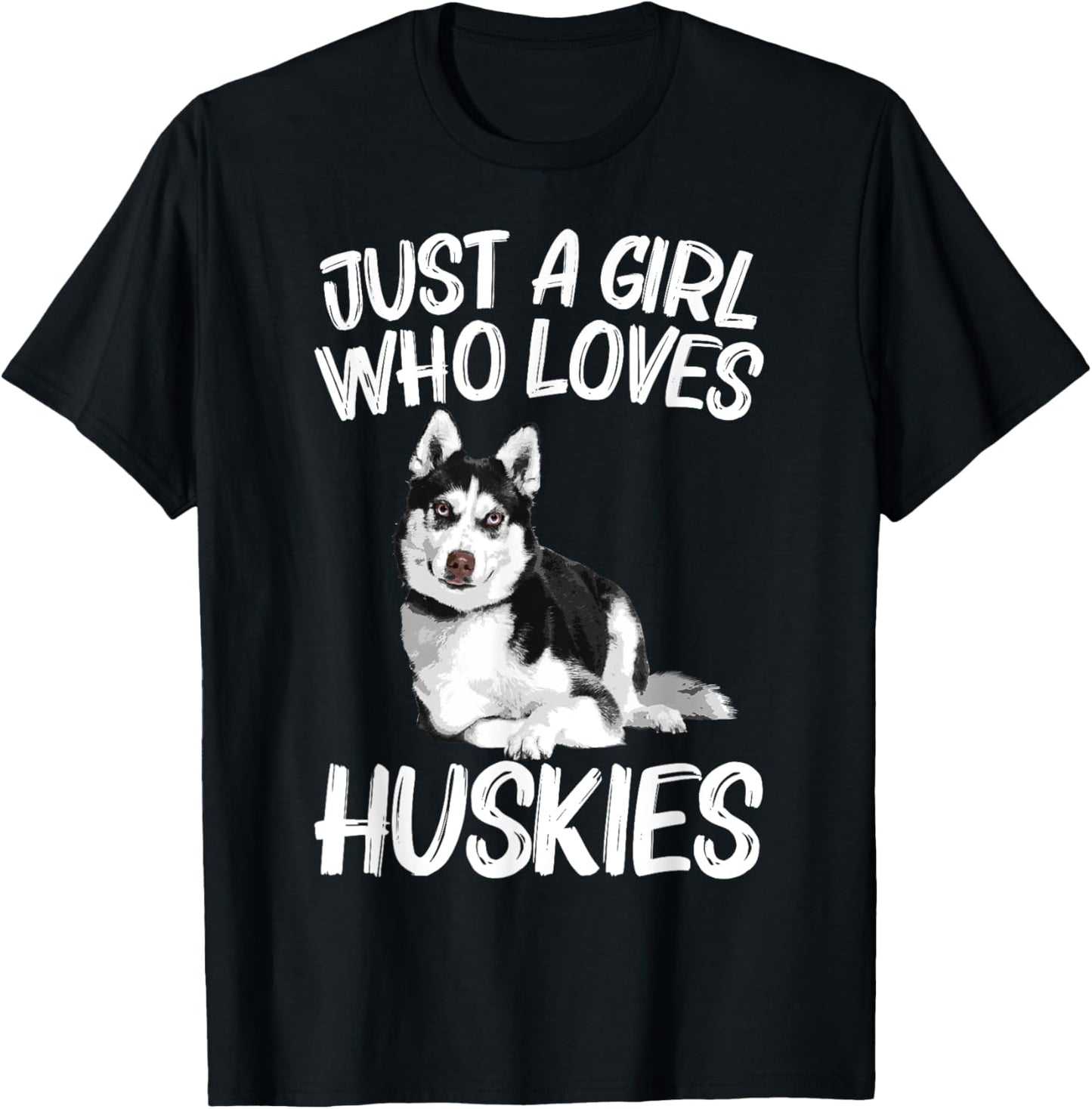 Cool Husky Gift Husky Lover Accessories & Stuff Unisex T-Shirt for Women, Girls, Unisex-Kids, Unisex-Youth - Black - Small - Short Sleeve - Cotton Blend - Husky Themed