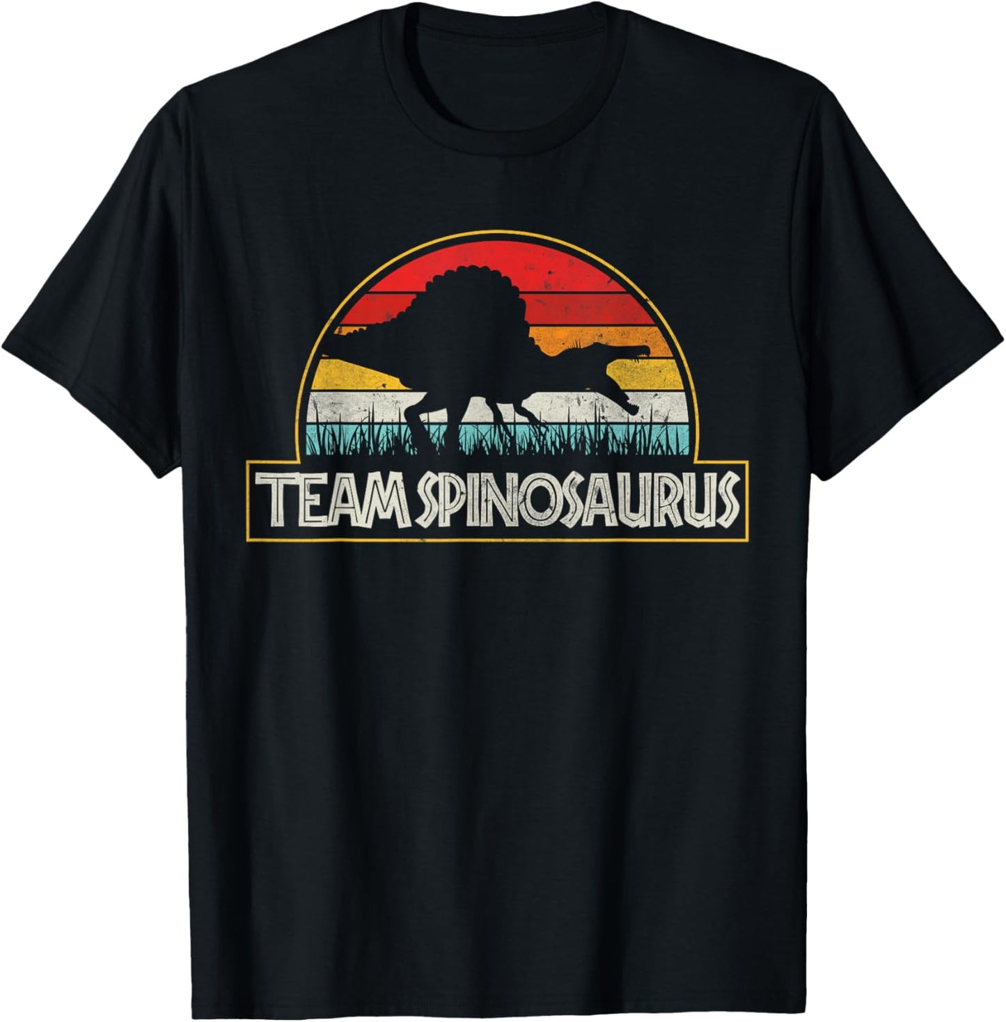Retro Team Spinosaurus Sunset Vintage Dinosaur Lover Classic T-Shirt