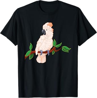 Moluccan Cockatoo on a Branch T-Shirt