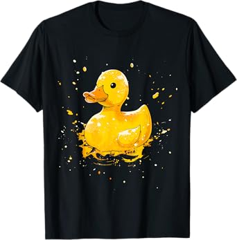 Rubber Duck Watercolor Rubber Duckling Rubber Duck Lover T-Shirt