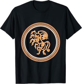 Nordic Mythology Sleipnir Viking Horse T-Shirt