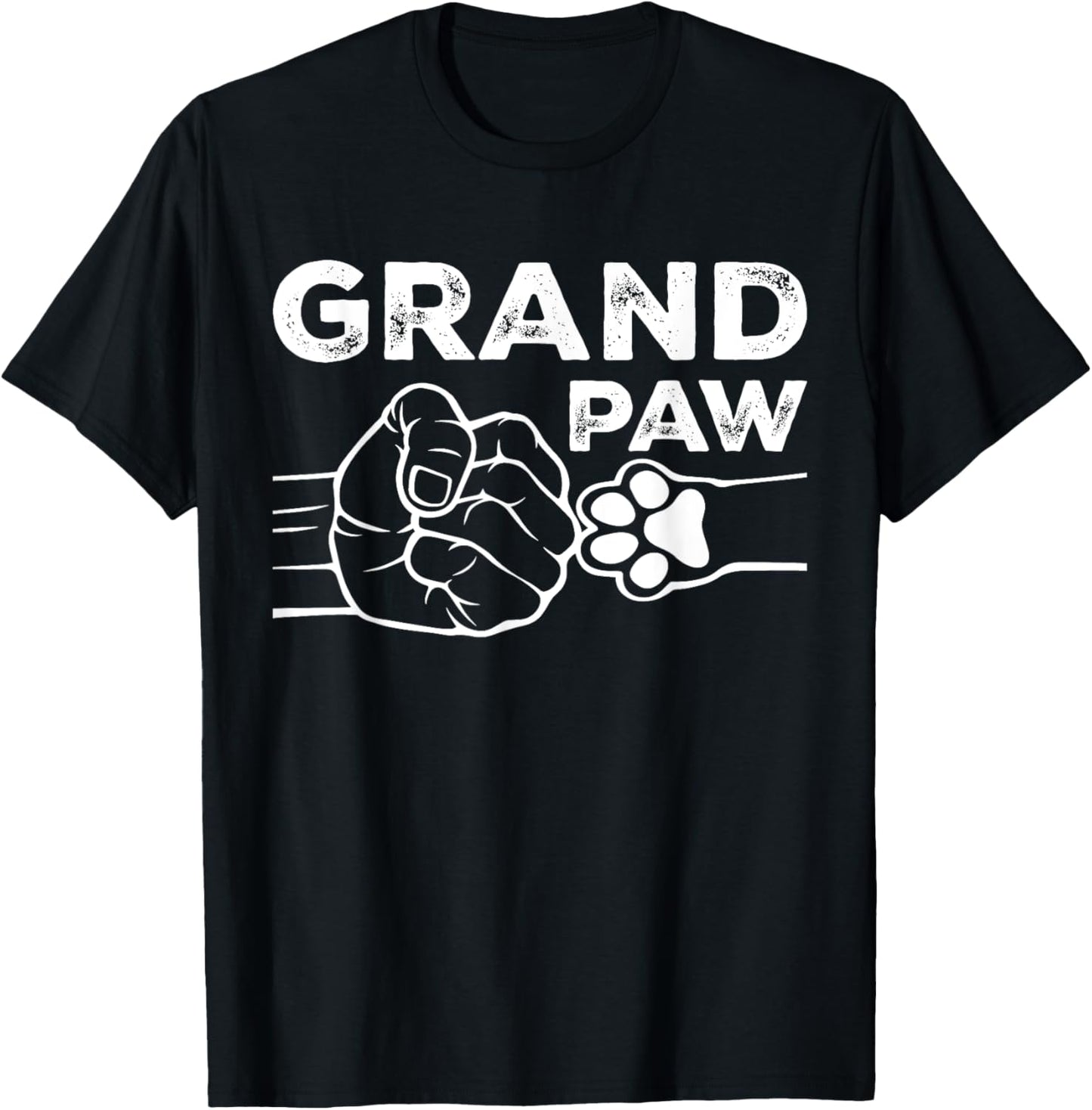 Grandpa Shirt Grand Paw Funny Dog Lover Fathers Day Dog Dad T-Shirt