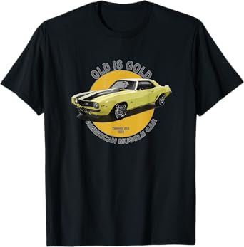 Z28 American Muscle Car 60s 70s Old is Gold T-Shirt