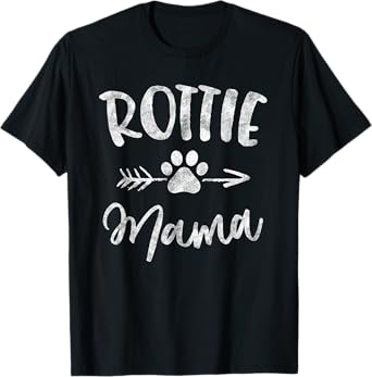 Rottie Mama Gifts Rottweiler Lover Owner Gifts Dog Mom T-Shirt for Men Women Girls Kids