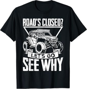 Funny SxS Design For Men Women SxS UTV Side By Side Vehicle T-Shirt