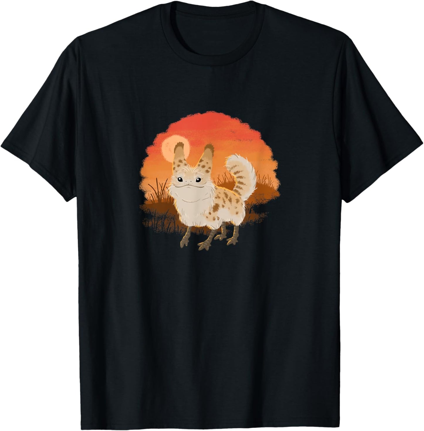 Star Wars: Ahsoka Loth-Cat Fluffy Sunset Vignette Portrait T-Shirt