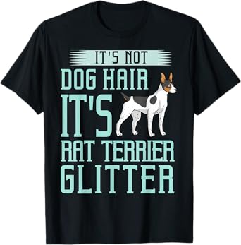 Rat Terrier Dog Gift Puppies Owner Lover Men Women Girls Kids T-Shirt
