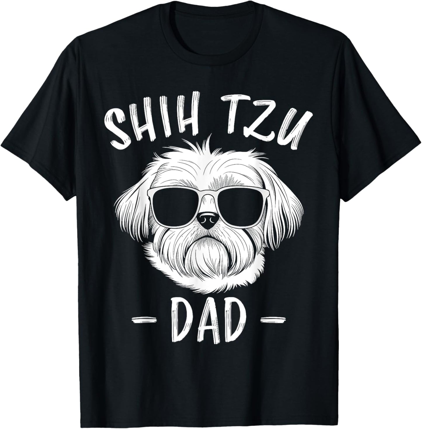 Shih Tzu Dad Funny Shih Tzu T-Shirt