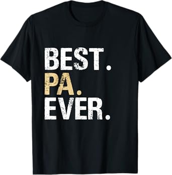 Pa Gift from Granddaughter Grandson Best Pa T-Shirt