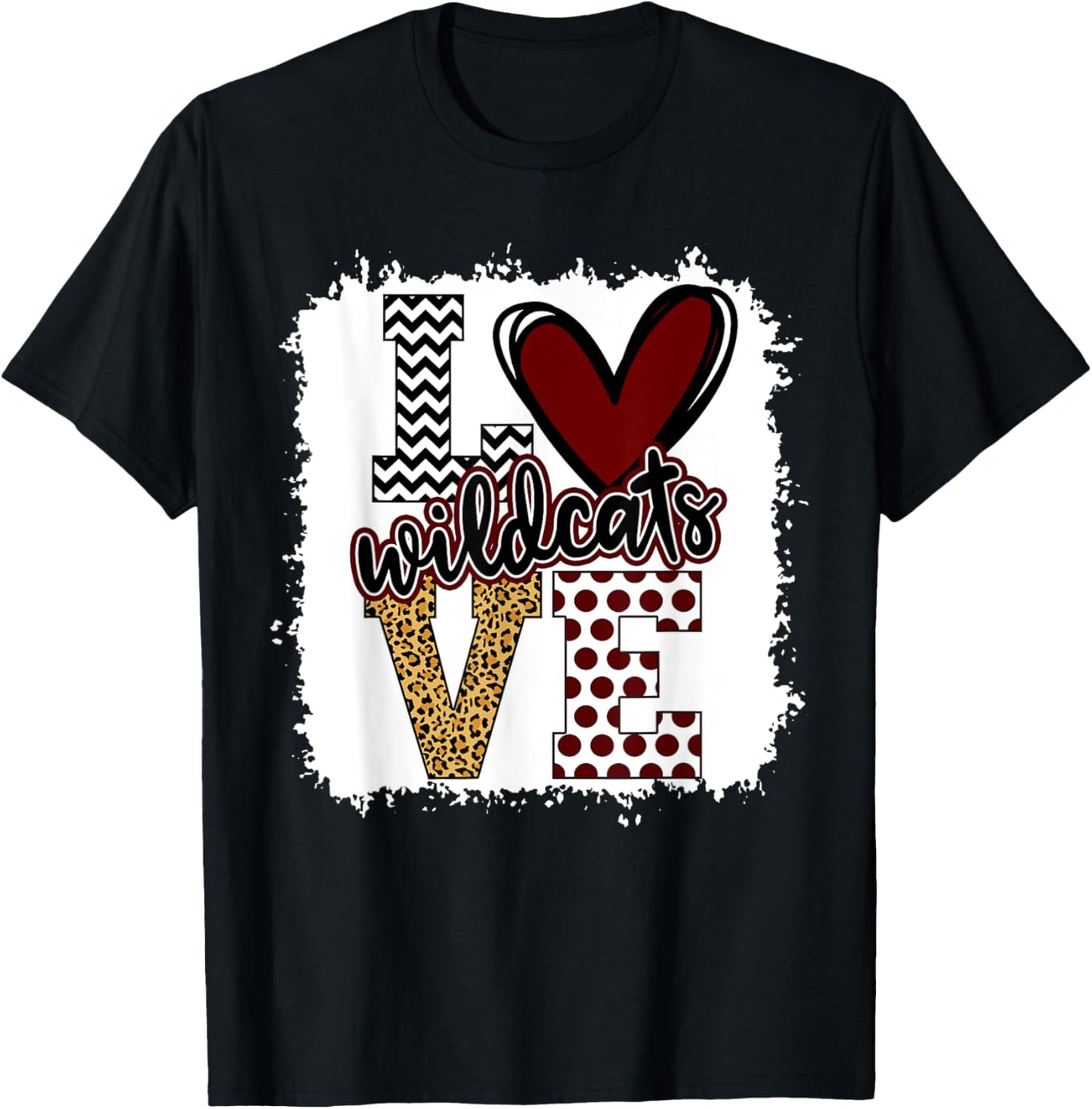 Wild cats Mascot Love - School Spirit Fantastic Gifts T-Shirt