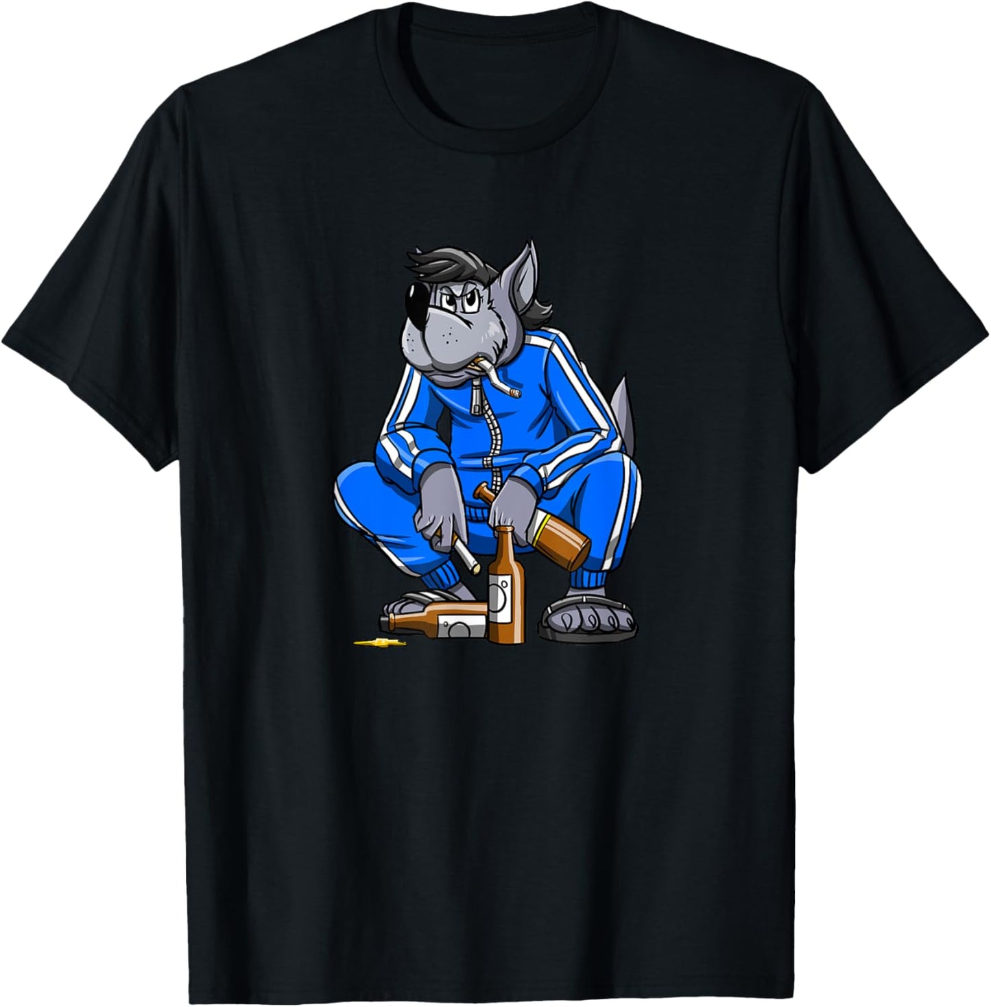 Russian Gopnik Russian Squat Nu Pogodi Wolf Russian T-Shirt