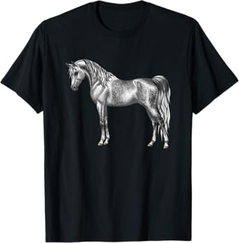 Beautiful Dapple Gray Egyptian Arabian Horse Lovers Gift T-Shirt