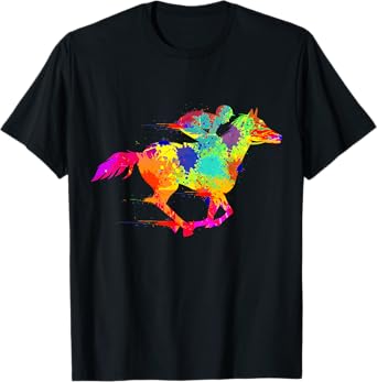 Horse Racing Derby Jockey Men T-Shirt