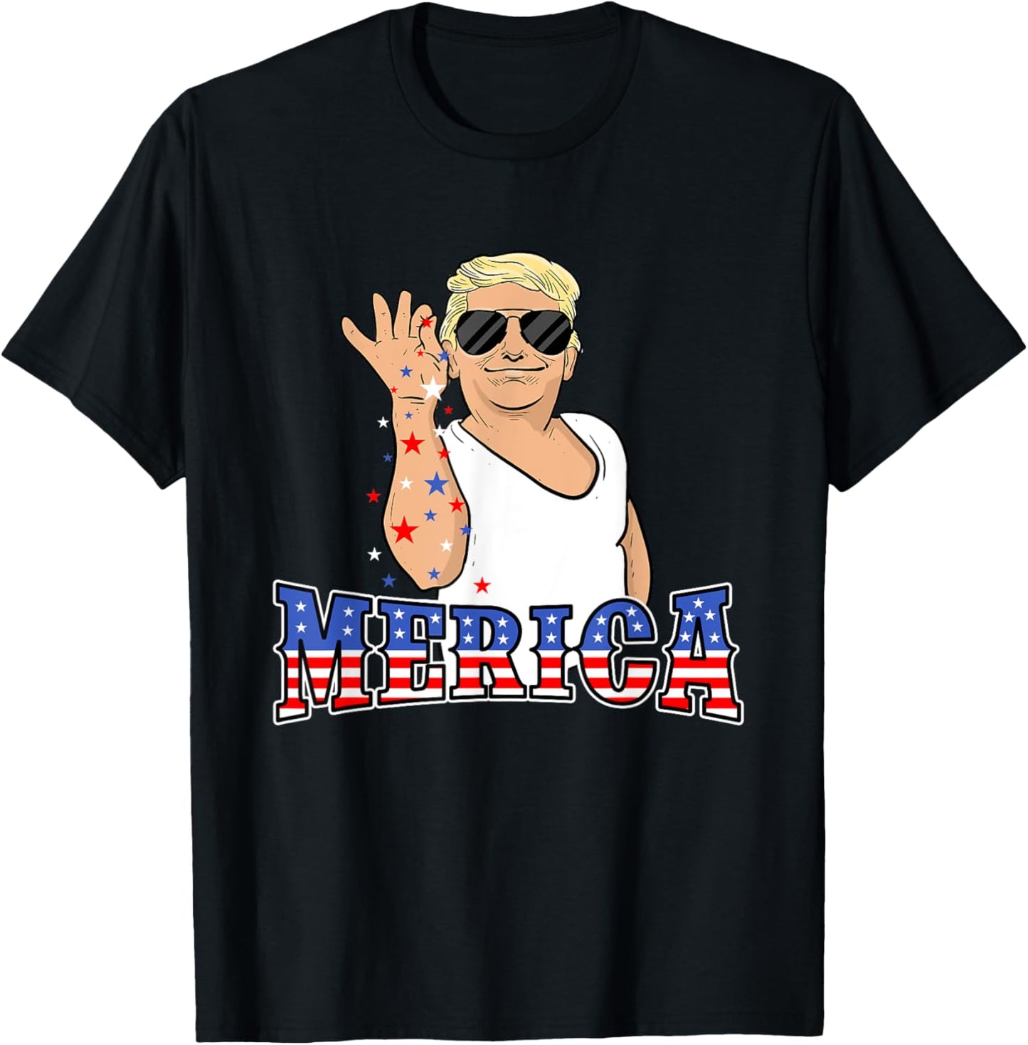 Merica - USA American Flag 4th Of July Fourth T-Shirt