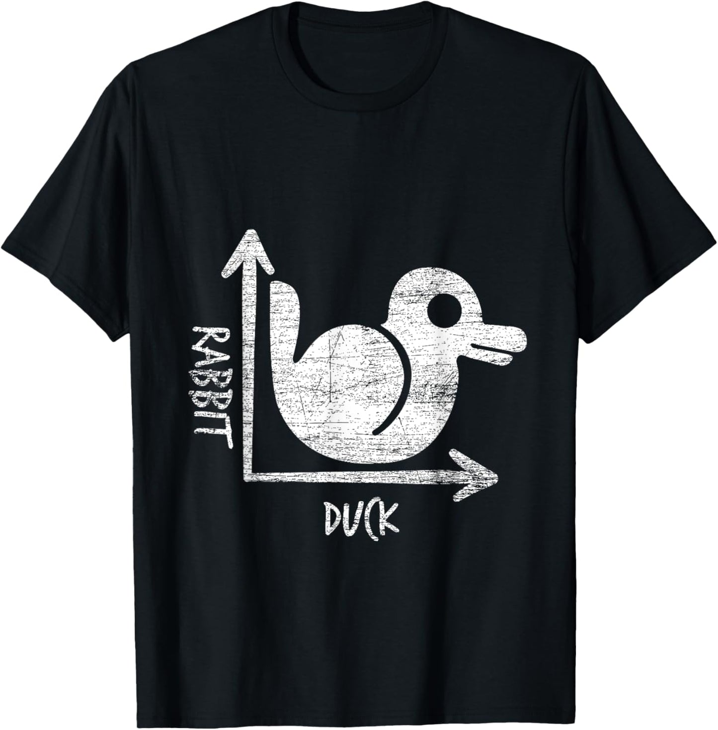 Funny Optical Illusion Gift Idea Duck Or Rabbit T-Shirt