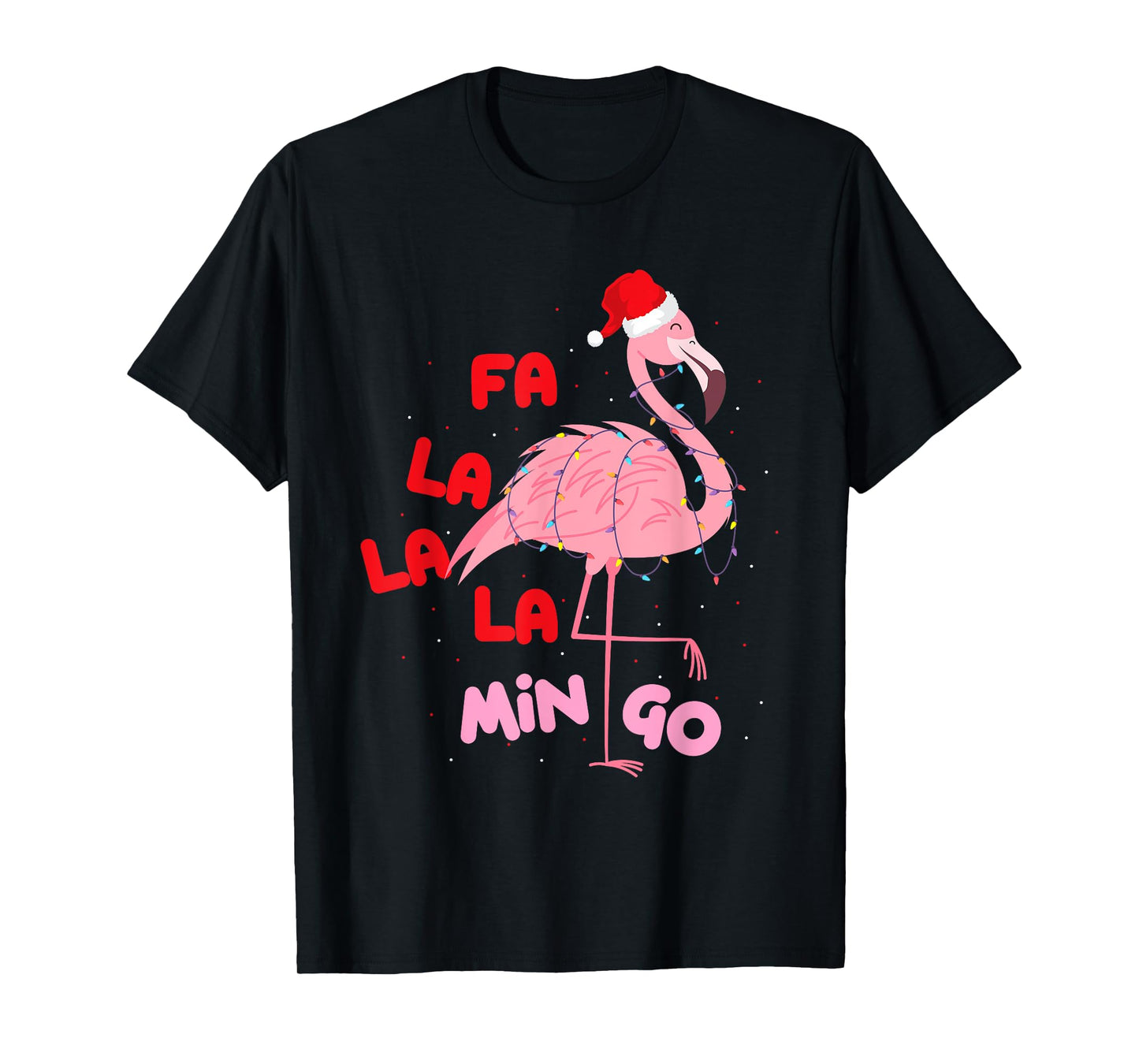 Fa La La La Mingo - Cute Flamingo Christmas Xmas T-Shirt