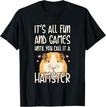 Guinea Pig Quote T-Shirt for Women - Black, Small - Cute Guinea Pig Lover Quote - Unisex, Short Sleeve, Crew Neck, Classic Fit, Imported