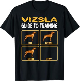 Vizsla Guide To Training Dog Obedience T-Shirt for Men Women Girls Kids