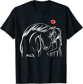 Horse Lover Girl Horseback Riding Women T-Shirt