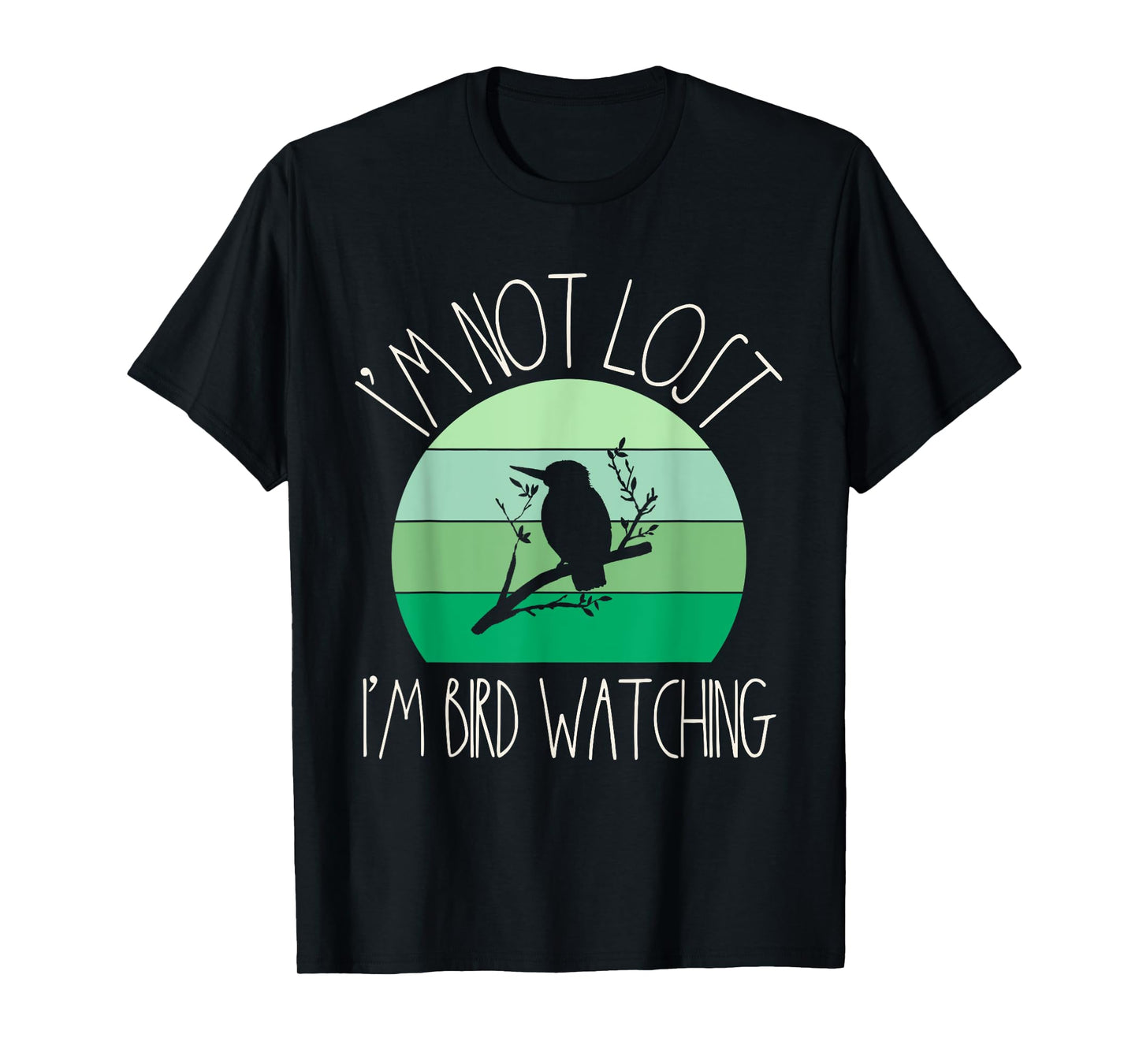 Funny Birder Retro Women Birding Ornithology Bird Watcher T-Shirt