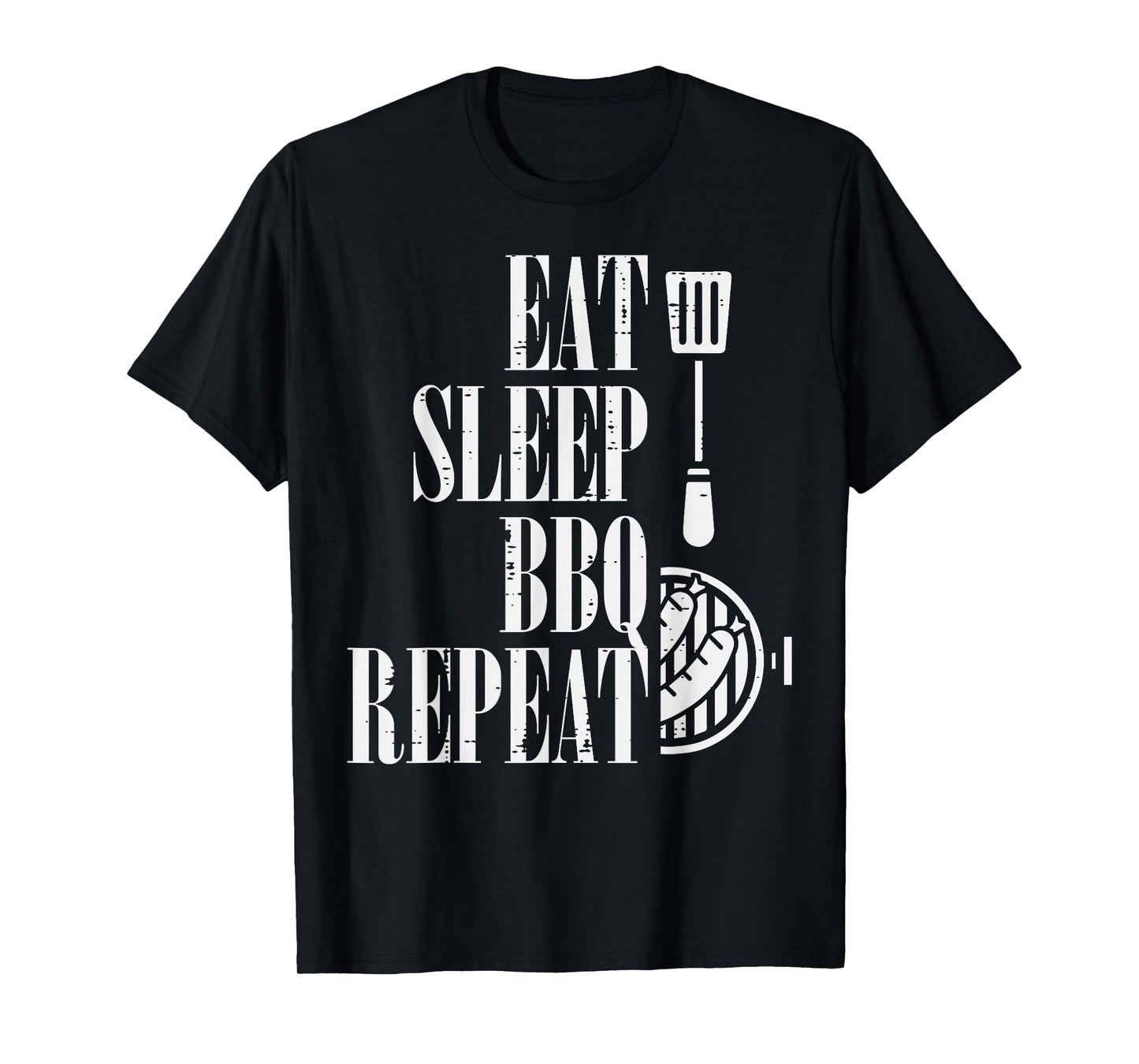 Eat Sleep Bbq Repeat Funny Barbecue Grilling Women Men Kids T-Shirt