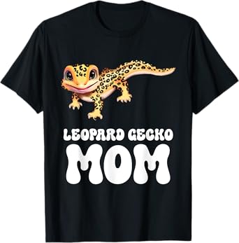Leopard Gecko Mom Reptile Gecko Animal Cute Leopard Gecko T-Shirt