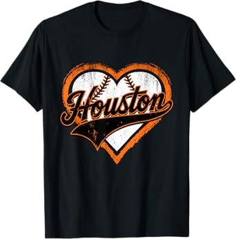 Vintage Houston Name Pride Distressed Houston Game Day Gifts T-Shirt