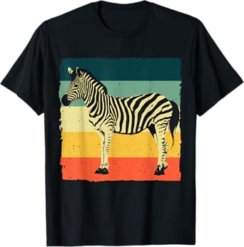 Funny Zebra Themed For Men Women Safari African Wildlife T-Shirt