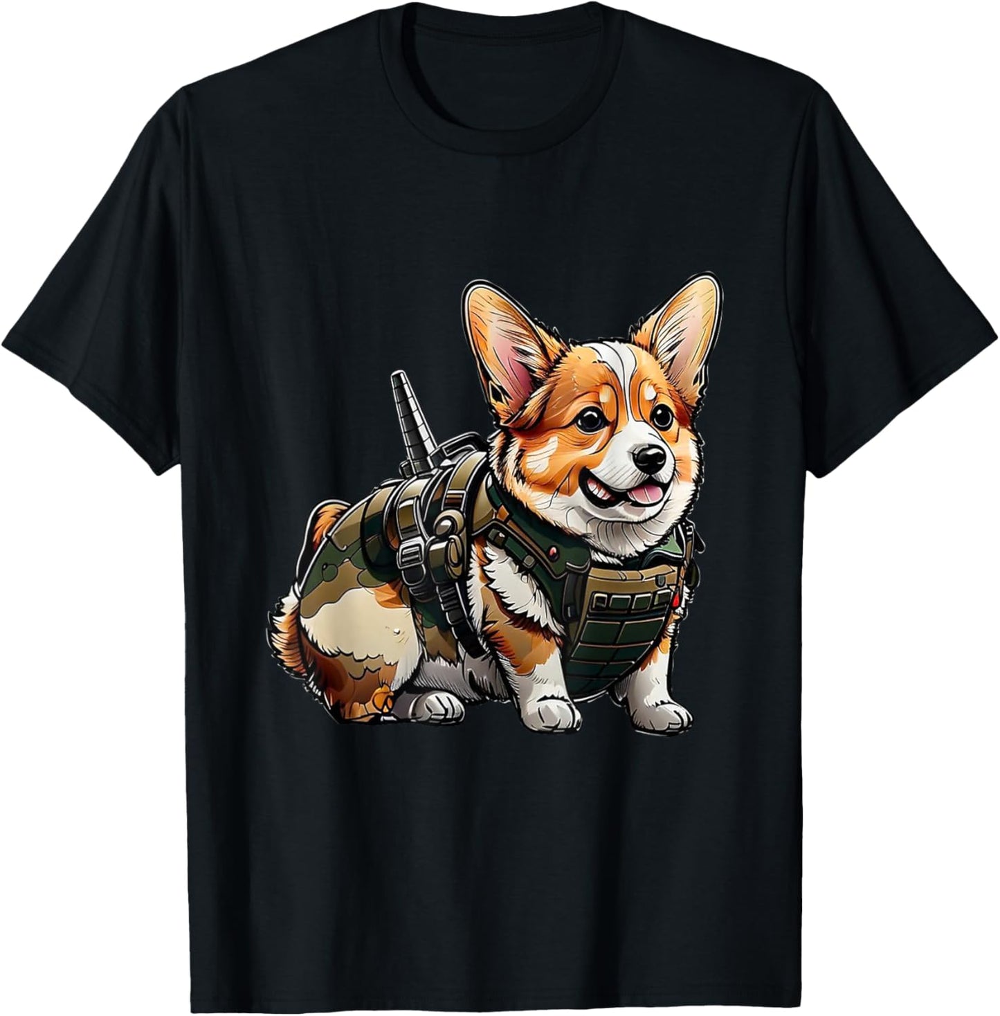 Tactical Corgi Funny For Men Women Kids T-Shirt