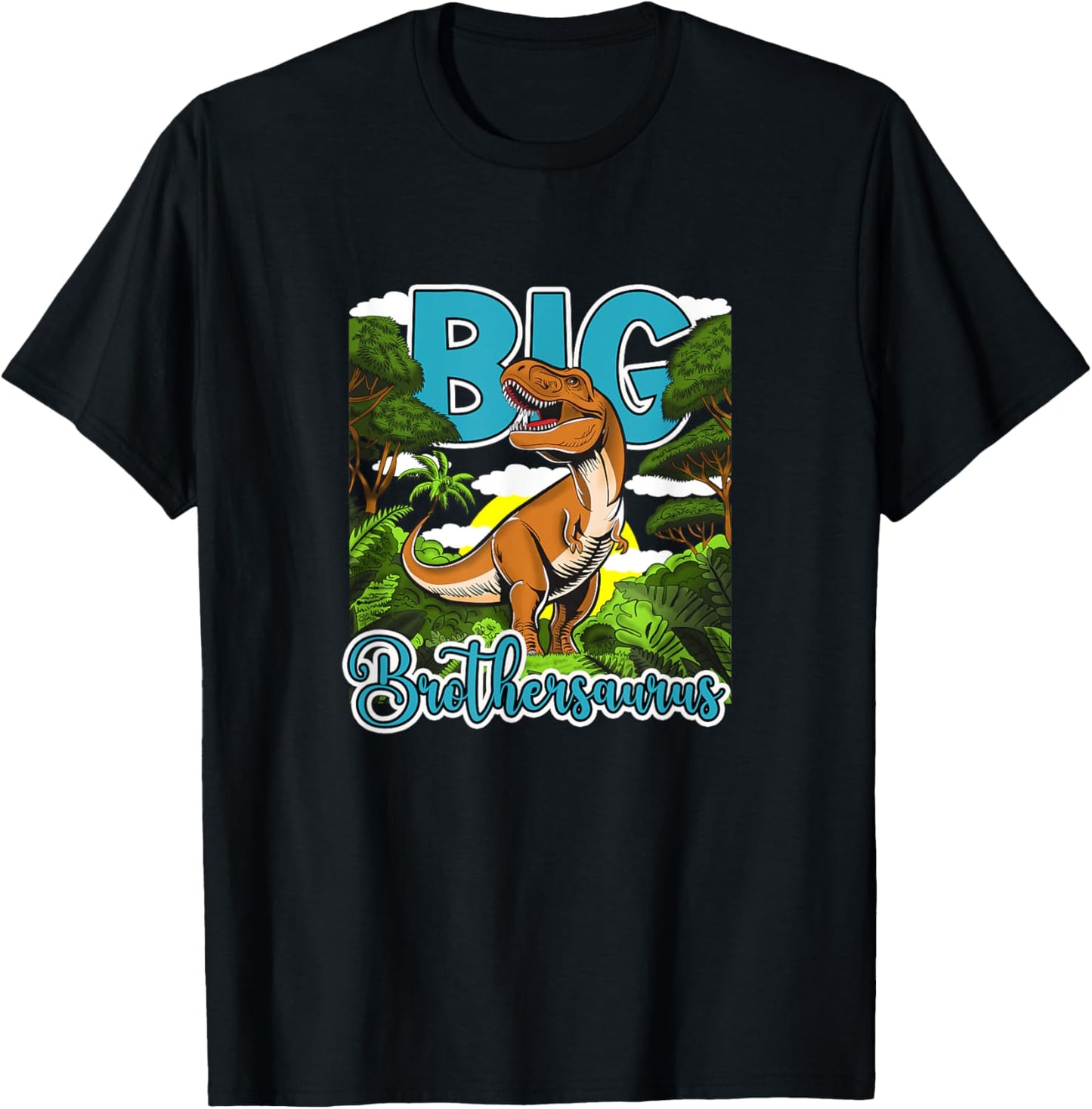 Dinosaur Brother Big Brothersaurus Brothers Siblings T-Shirt
