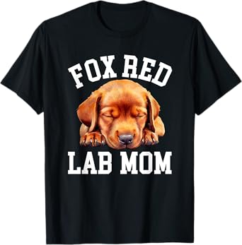 Fox Red Lab Mom Women Labrador Retriever T-Shirt