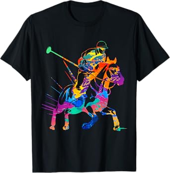 Polo Player Horse Sport Ride Riding Equestrian Sport Fan T-Shirt