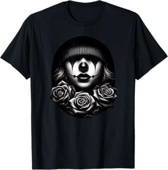 Chicana Payasa Tattoo Chicano Clown Art Chola Women Cholo T-Shirt