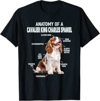 Anatomy Of A Cavalier King Charles Spaniel T-Shirt