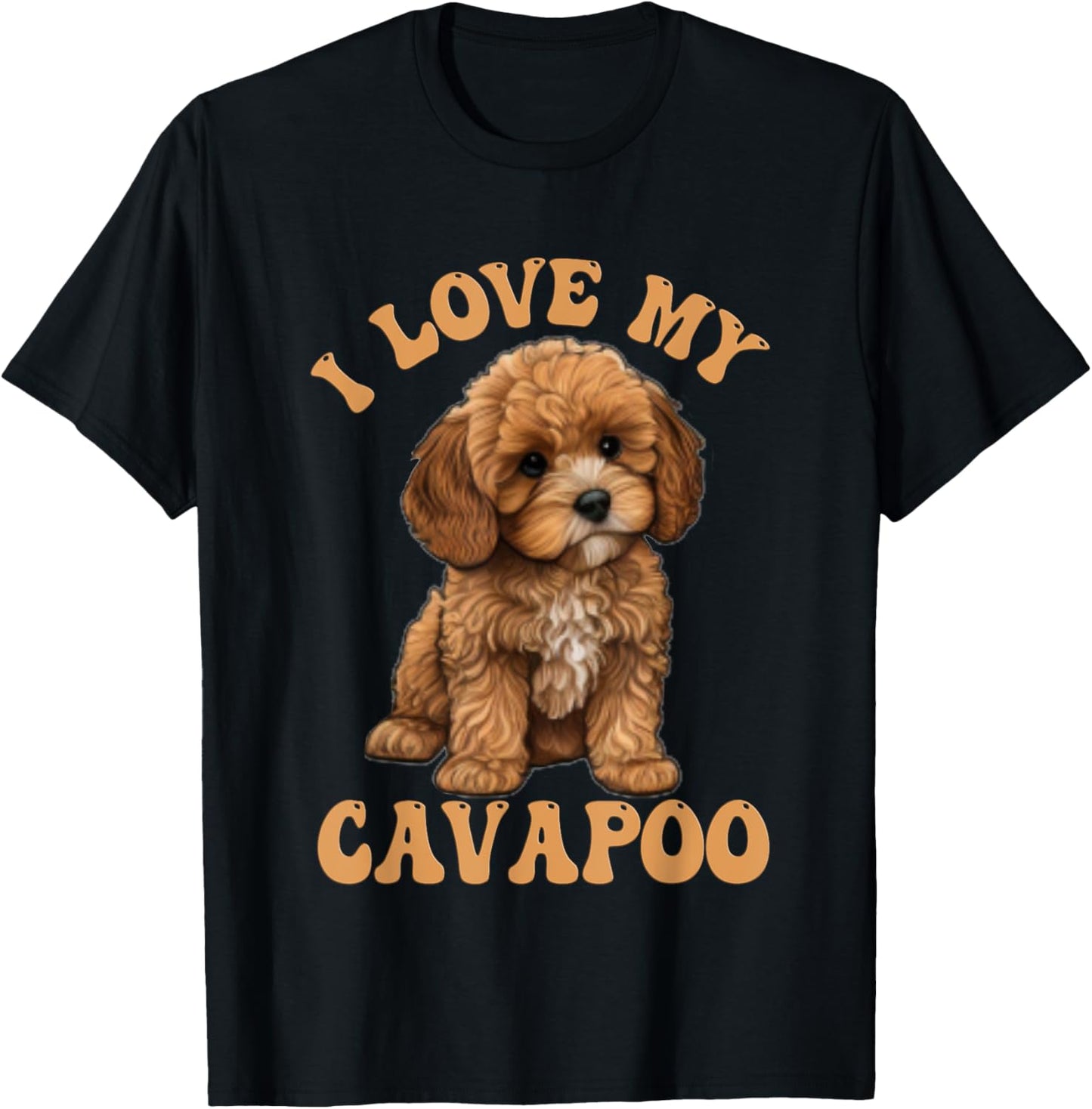 I Love My Cavapoo Dog Lover for mom dad kids T-Shirt