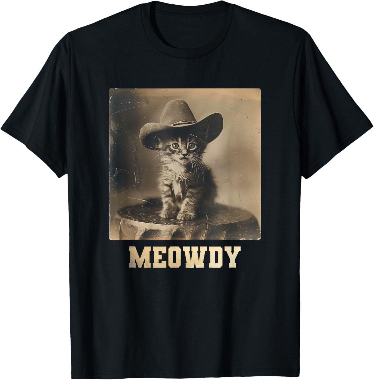 Meowdy Texas Cat Meme T-Shirt