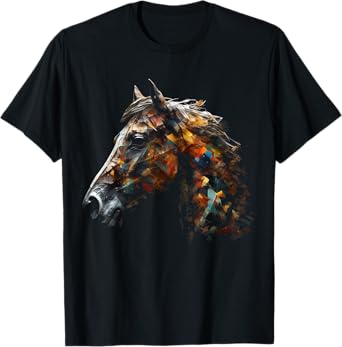 Horse Artwork - Animal Horse T-Shirt