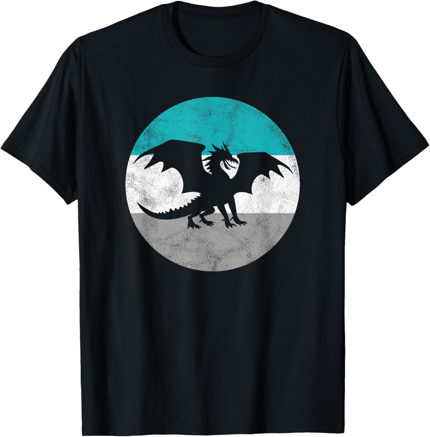 Dragon Retro Fantasy Gift For Men or Boys T-Shirt