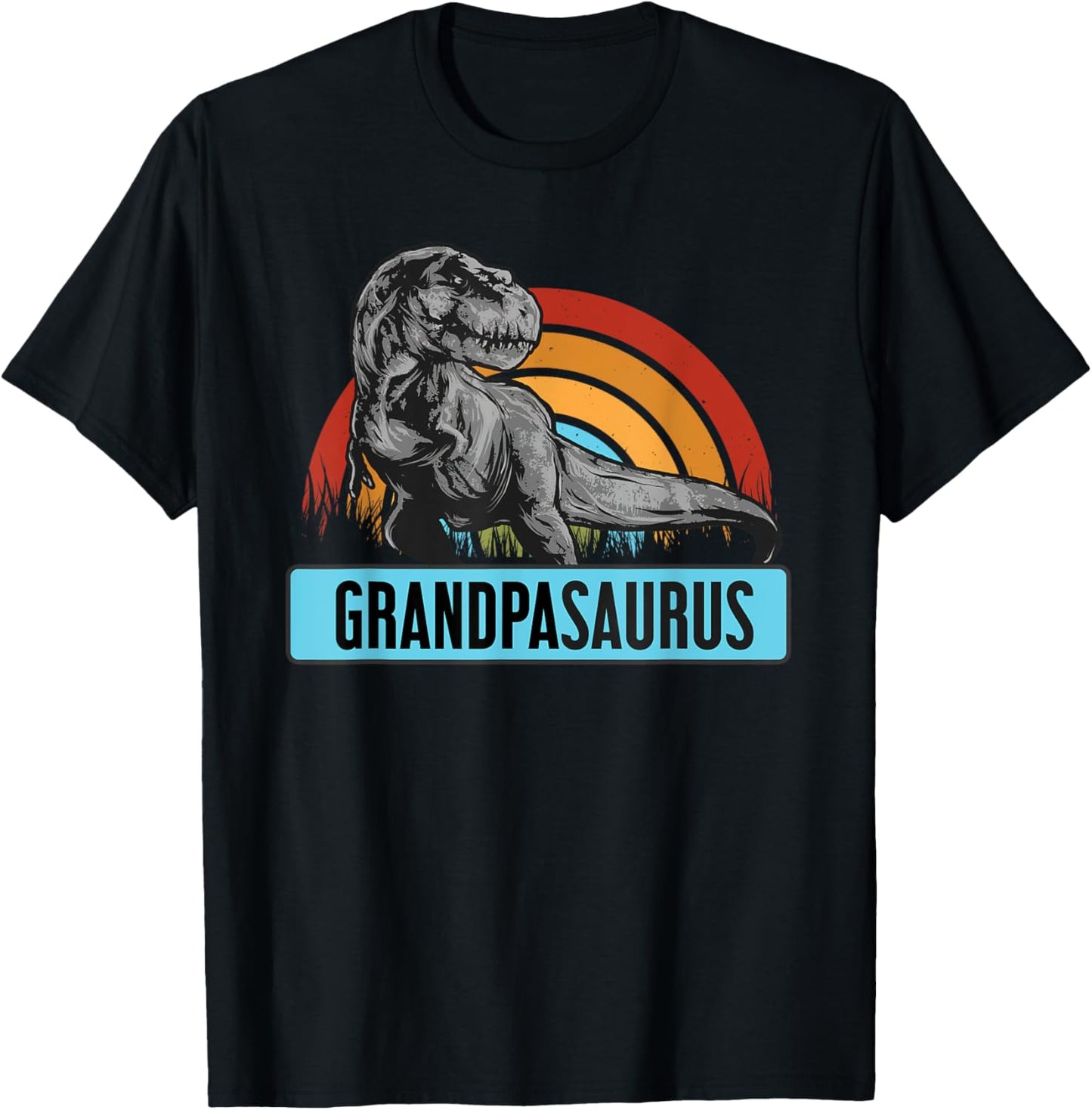 Retro Dinosaur Grandpasaurus for Grandpa T-Shirt