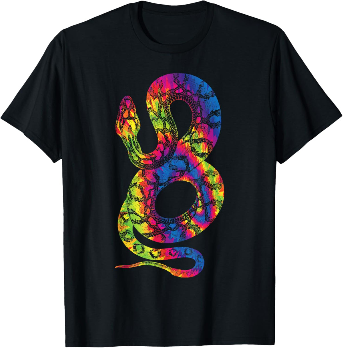 Snake Serpent Tie Dye 80S 90S T-Shirt