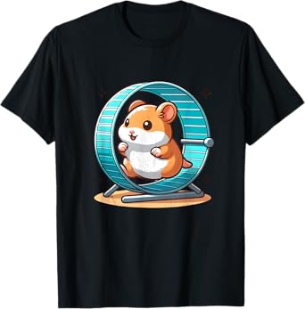 Hamster Running in Wheel T-Shirt
