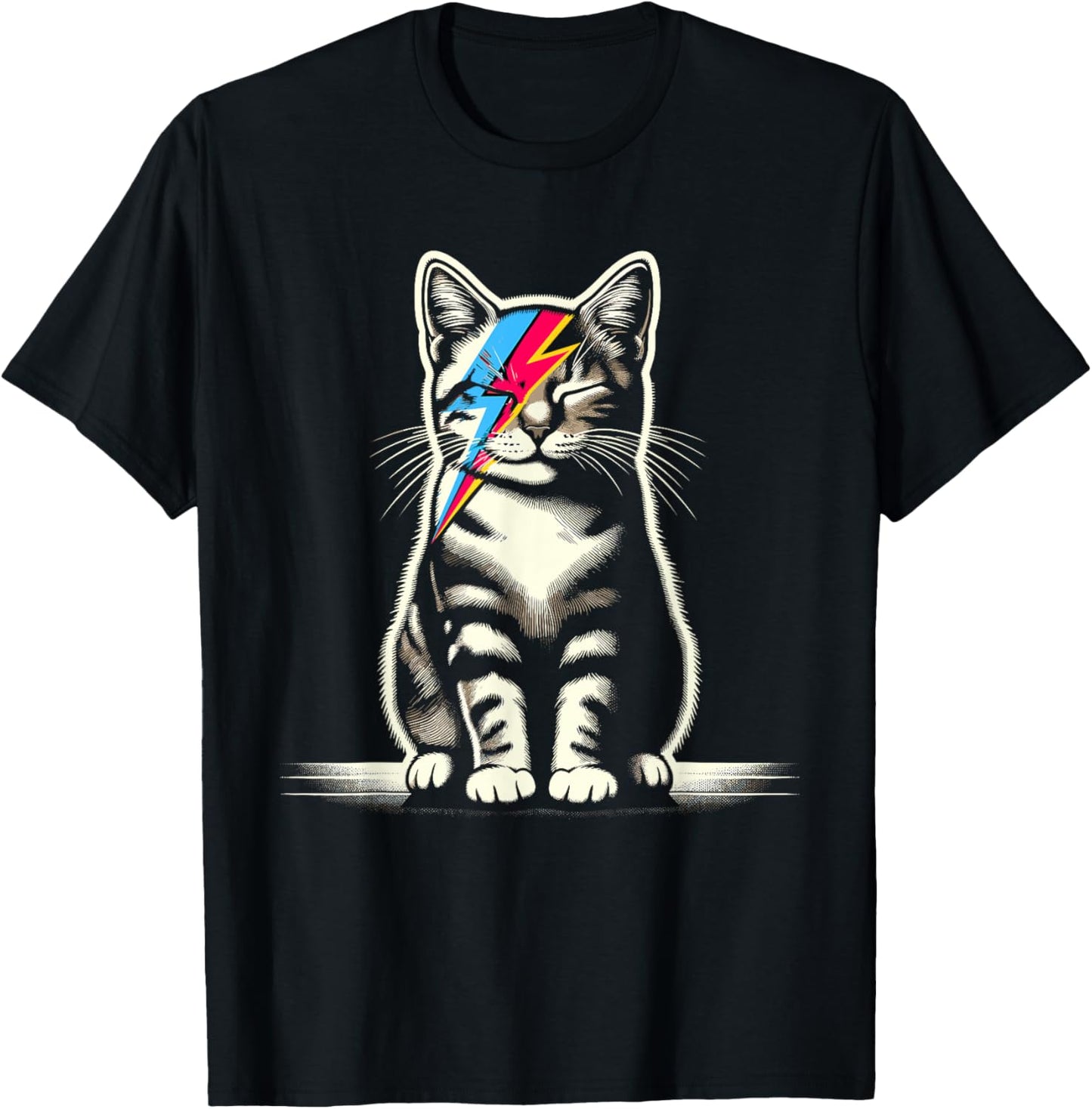 Meowie Cat Rock Music Concert Band Men Kids Women Funny Cat T-Shirt