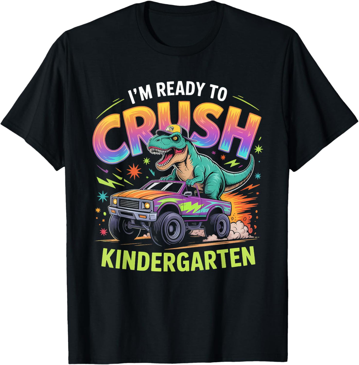 Back To School Boy Dinosaur I'm Ready To Crush Kindergarten T-Shirt
