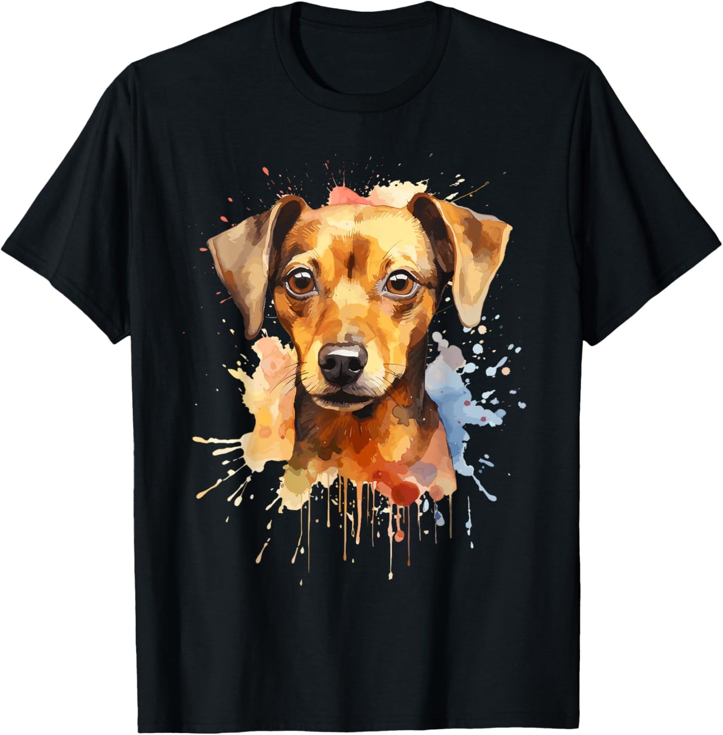 Chiweenie Lovers Design Pop Art Chiweenie Dog T-Shirt, Small