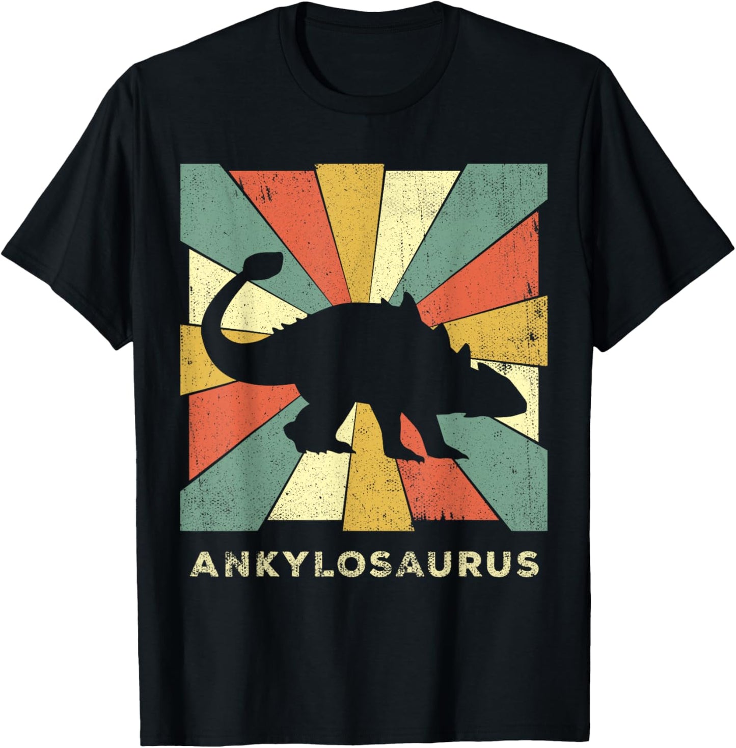 Vintage Ankylosaurus Dinosaur Lover Retro Style Animal T-Shirt
