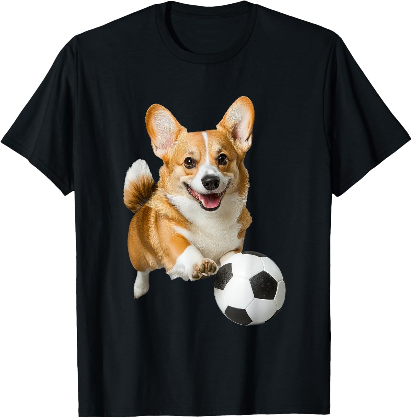 Corgi Dogs Soccer T-Shirt