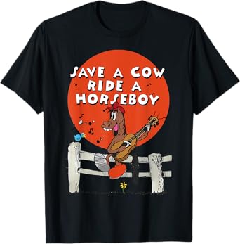 Save A Cow Ride A Horseboy T-Shirt