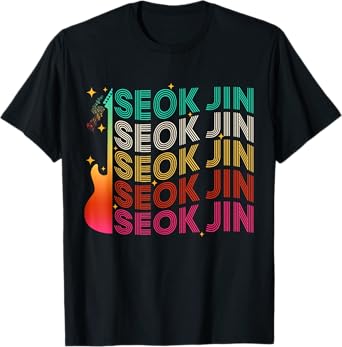 Retro Seok Jin Vintage First Name For Men Women T-Shirt