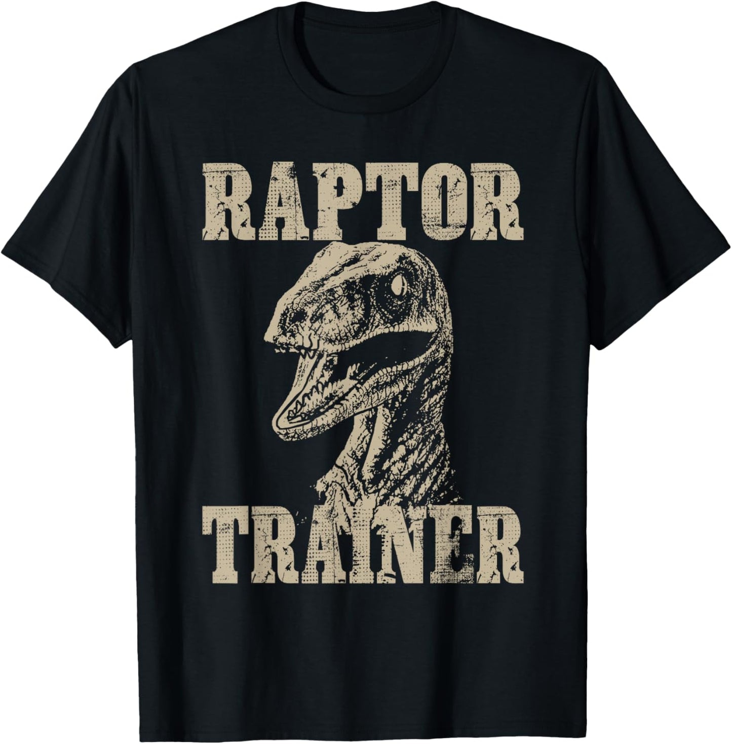 Raptor Trainer Funny Dinosaur Lover Halloween Costume T-Shirt