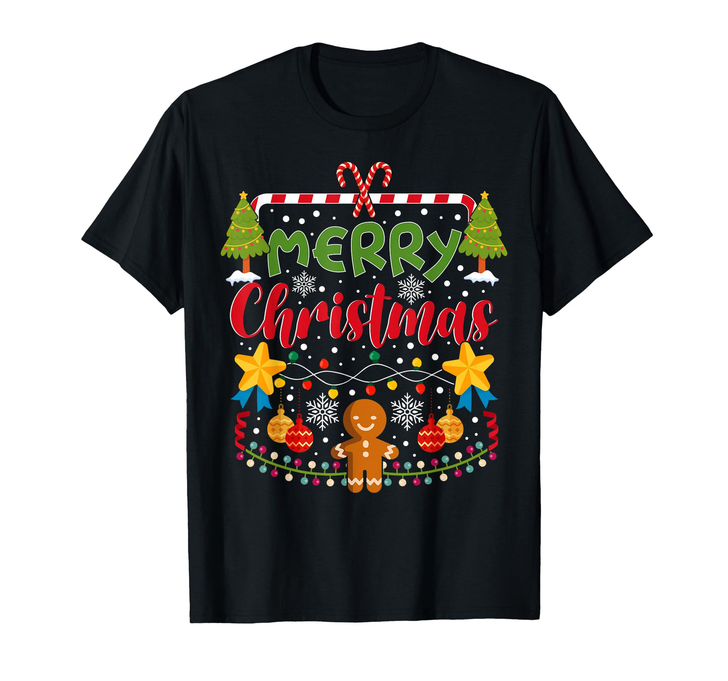 Merry Christmas gingerbread Matching Family Merry Christmas T-Shirt